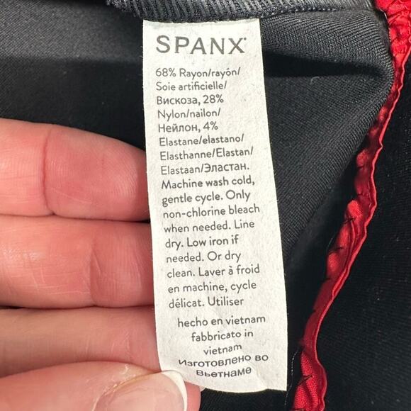 NWT | SPANX | Perfect Fit & Flare Dress | Classic Black | Various - Picture 9 of 14